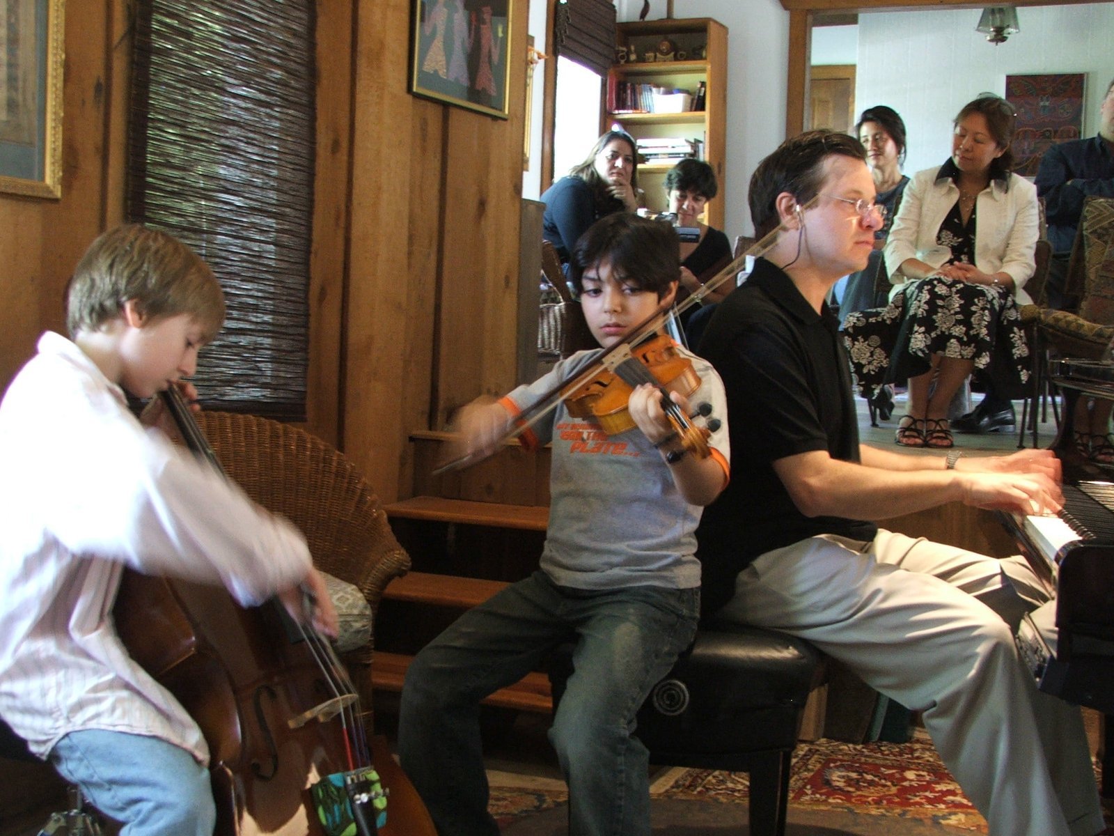 Fardad and Dorian at the piano