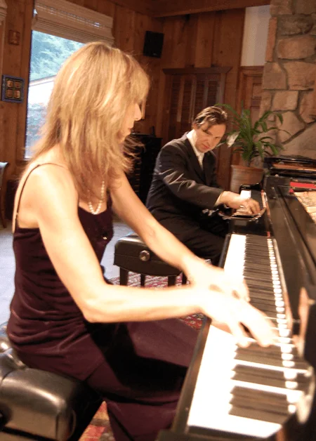 the silvas at 2 pianos photo by Joseph Moriarty