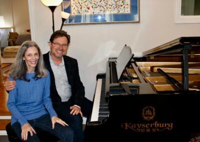 Laurie and Francisco at the piano