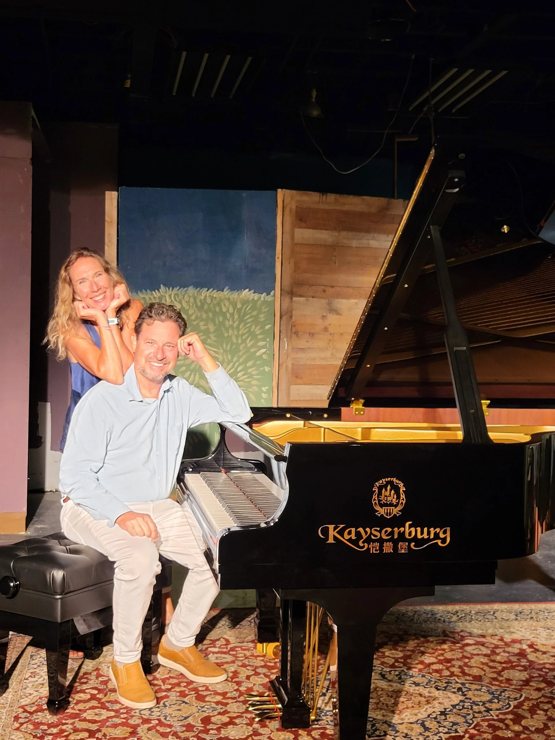 Francisco and Mireille Silva piano shot