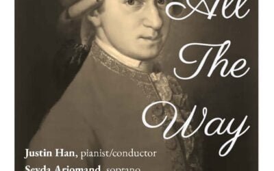 Justin Han Performs all Mozart Program this Saturday!