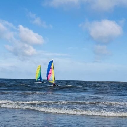 Catamaran Racing Beach